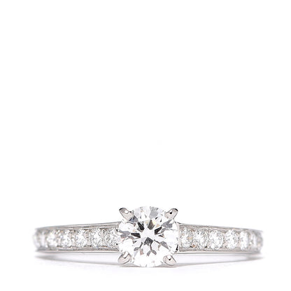 Cartier Platinum Diamond .40ct Solitaire 1895 Engagement Ring 49 4.75 1 of 5