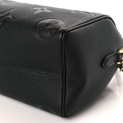 Louis Vuitton Empreinte Monogram Giant Speedy Bandouliere 25 Black 8 of 9