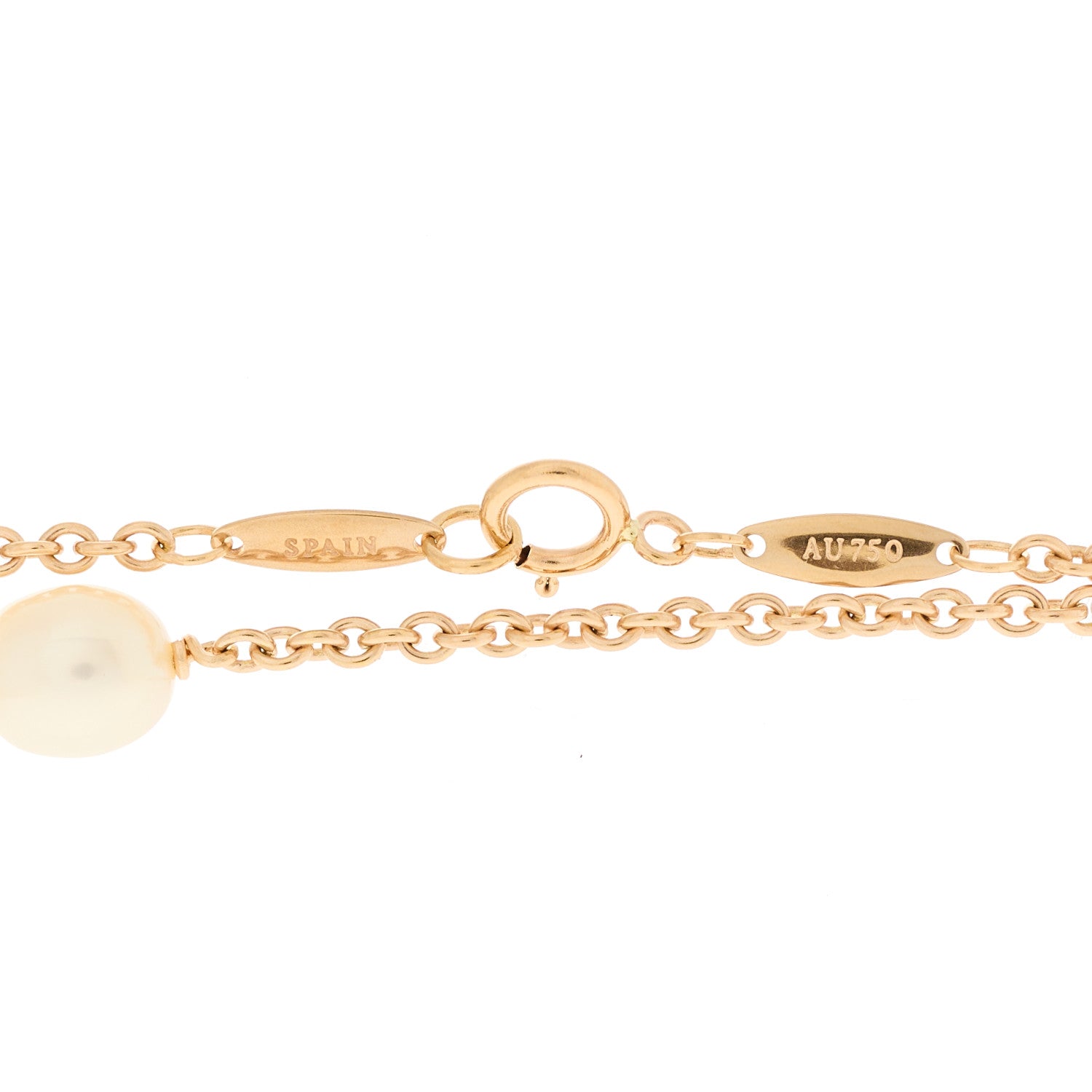 Tiffany 18K Yellow Gold Elsa Peretti Pearls By The Yard Sprinkle Necklace 5 of 6