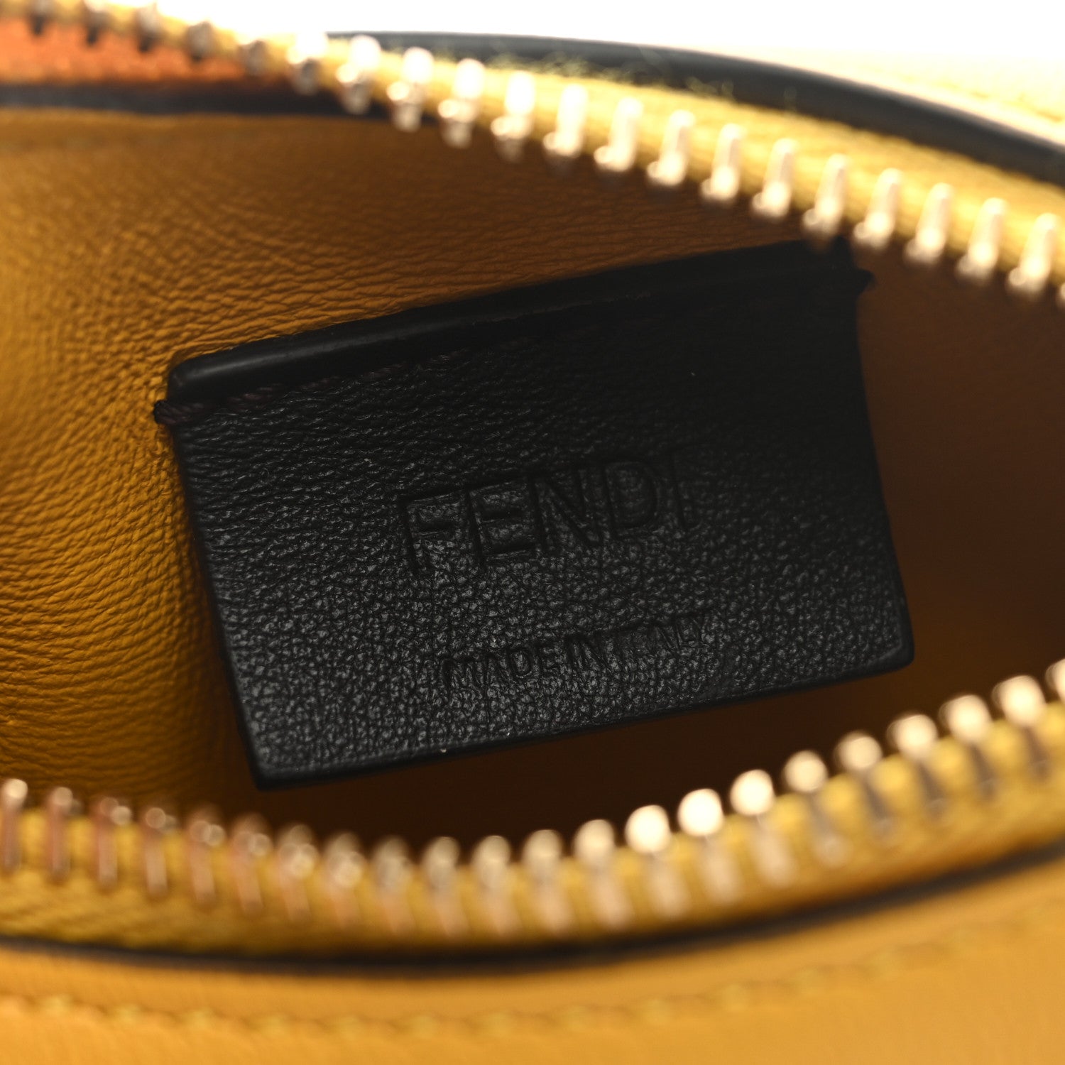 Fendi Vitello Grace New Matte Nano Fendigraphy Hobo Charm Mimosa 5 of 7