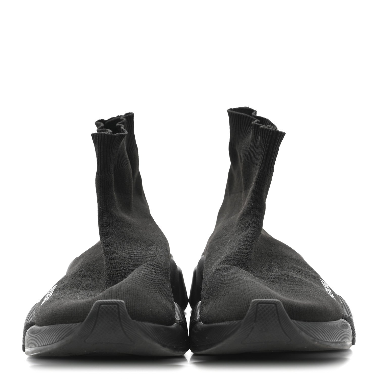 Balenciaga Technical 3D Recycled Knit Womens Speed 2.0 Sneakers 41 Monocolor Black 3 of 10