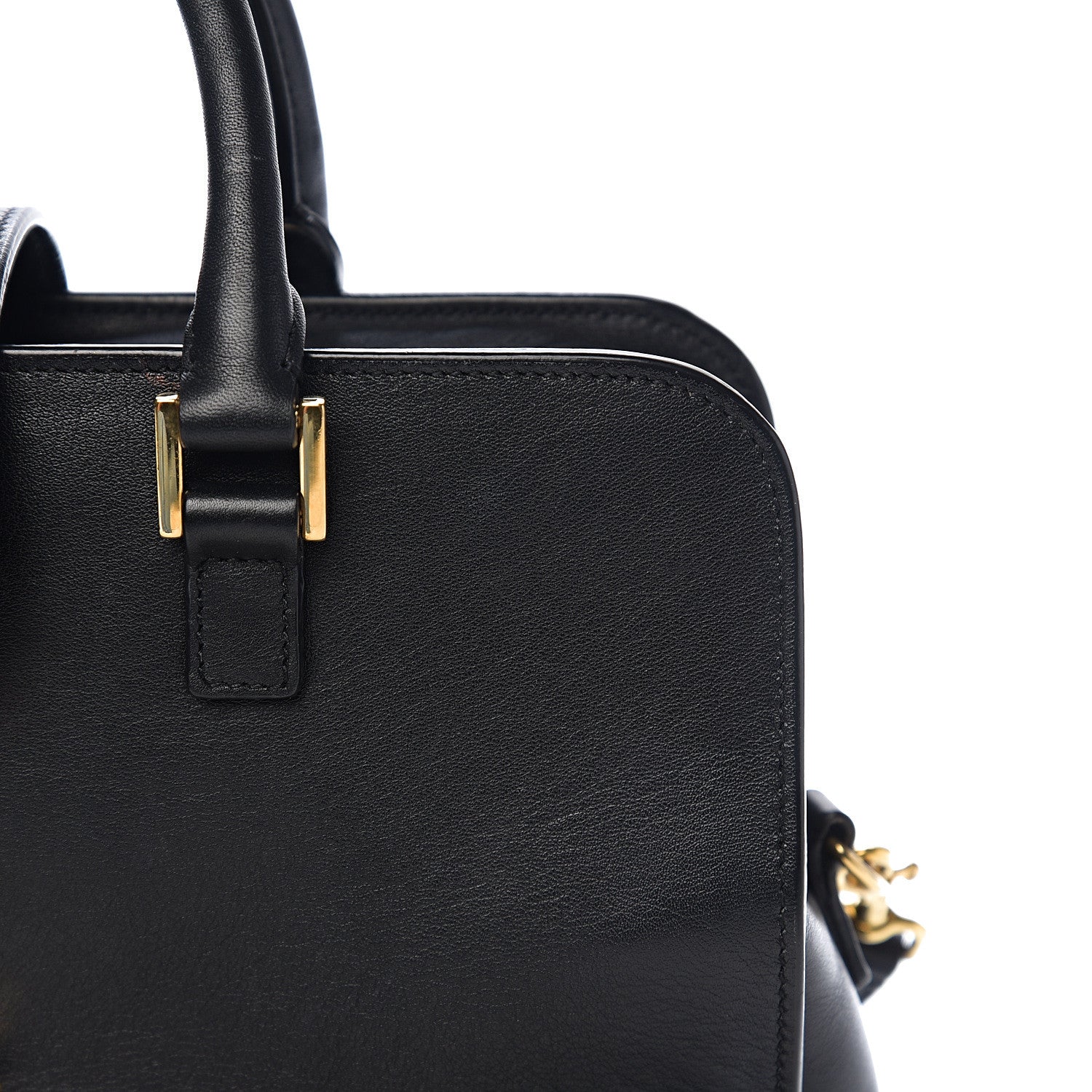 Saint Laurent Calfskin Monogram Baby Cabas Black 10 of 15