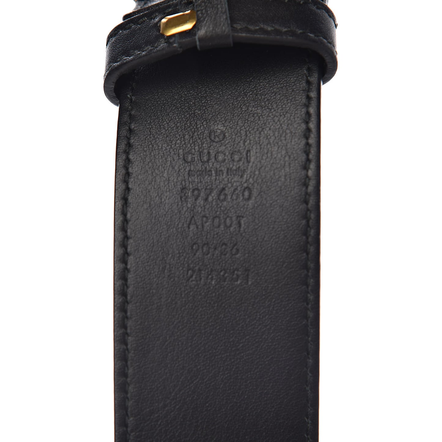 Calfskin Double G 40mm Belt 90 36 Black