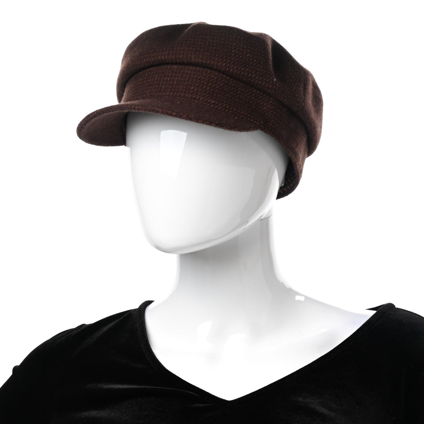Wool Cashmere Dinard Cap 57 Brun Terre