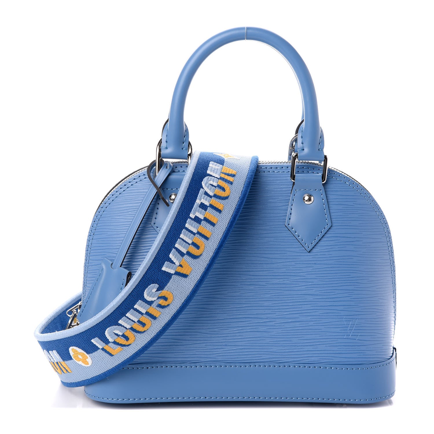 Louis Vuitton Epi Jacquard Alma BB Bleuet 1 of 9