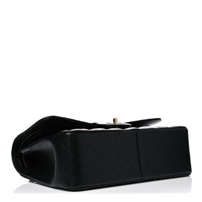 Chanel Caviar Quilted Jumbo Double Flap Black 4 of 10