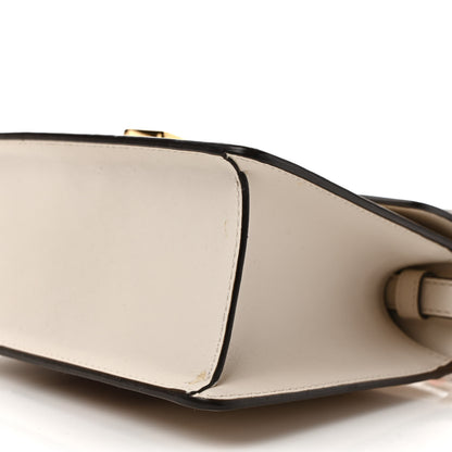 Gucci Calfskin Mini Sylvie Top Handle Bag White 10 of 13