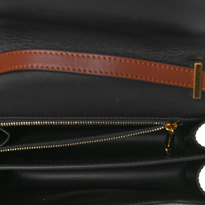 Burberry E-Canvas Monogram Stripe Small TB Bag Bridle Brown 5 of 10
