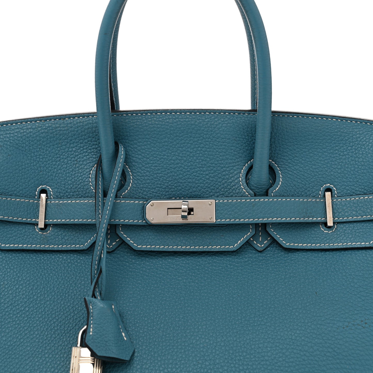 Togo Birkin 35 Blue Jean