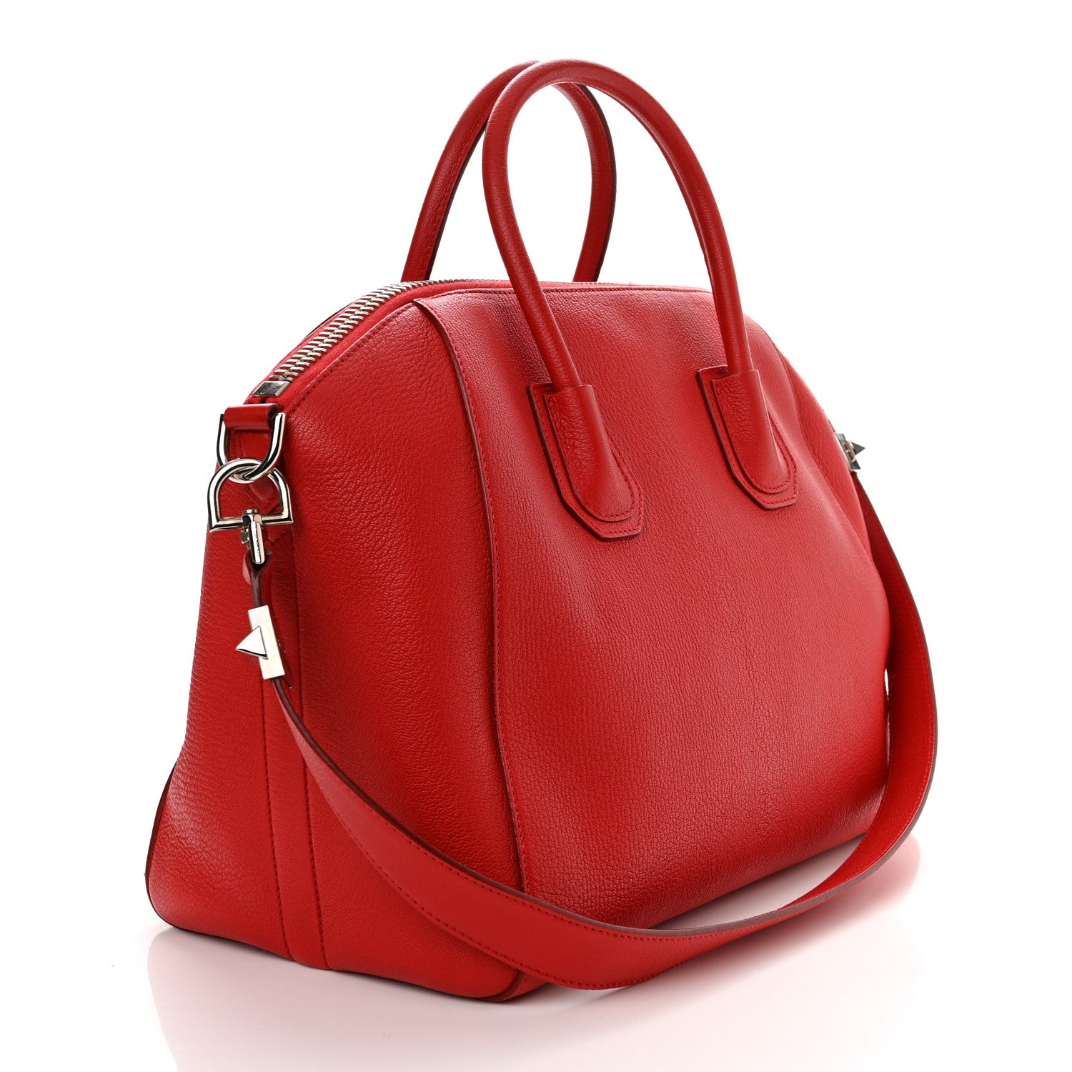 Givenchy Sugar Goatskin Medium Antigona Red 3 of 13