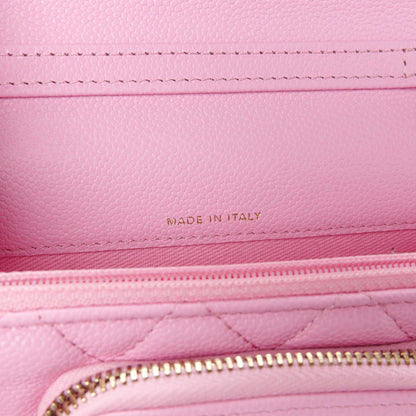 Chanel Caviar Quilted Business Affinity Clutch With Chain Flap Lilac 7 of 14