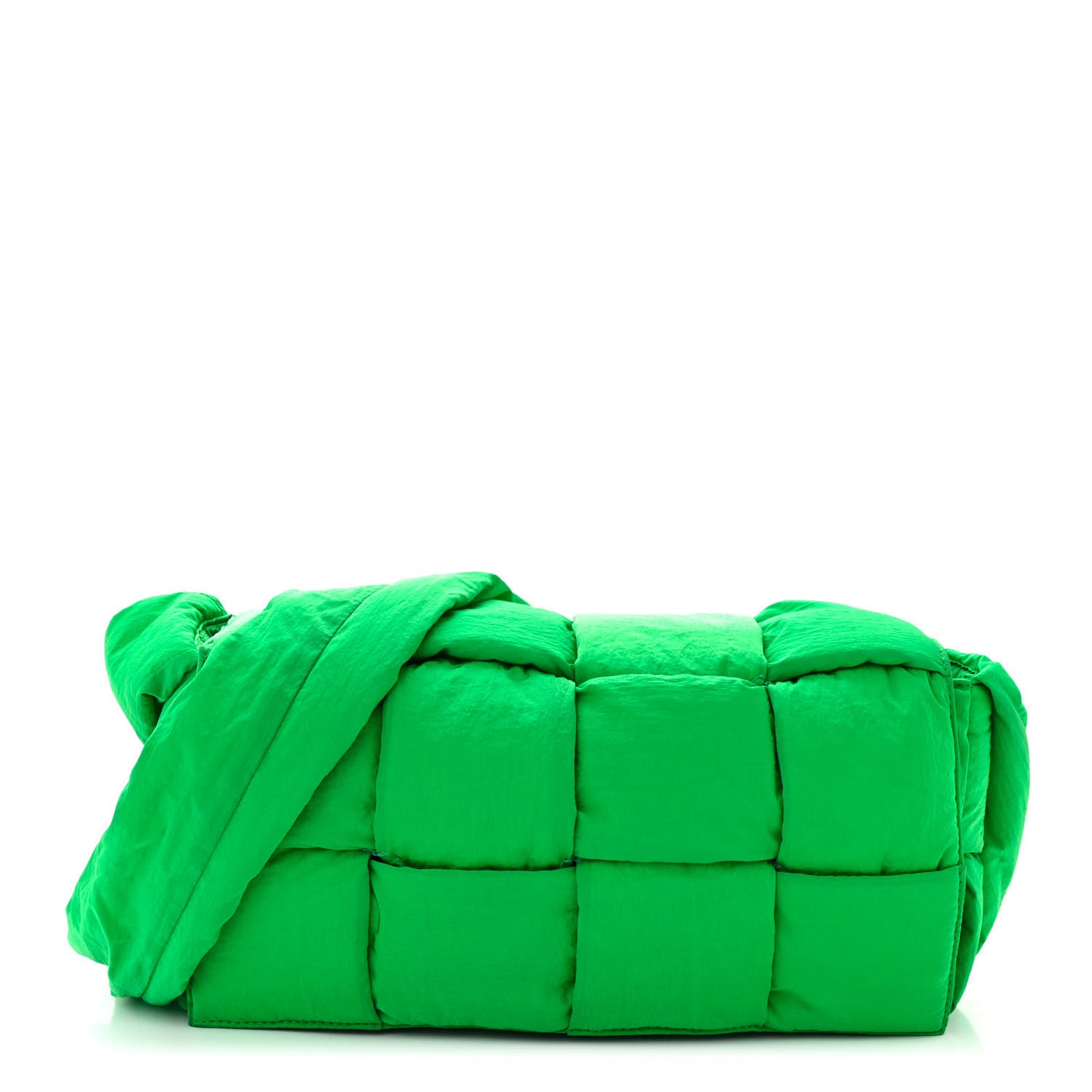 Nylon Intrecciato Padded Tech Cassette Bag Parakeet