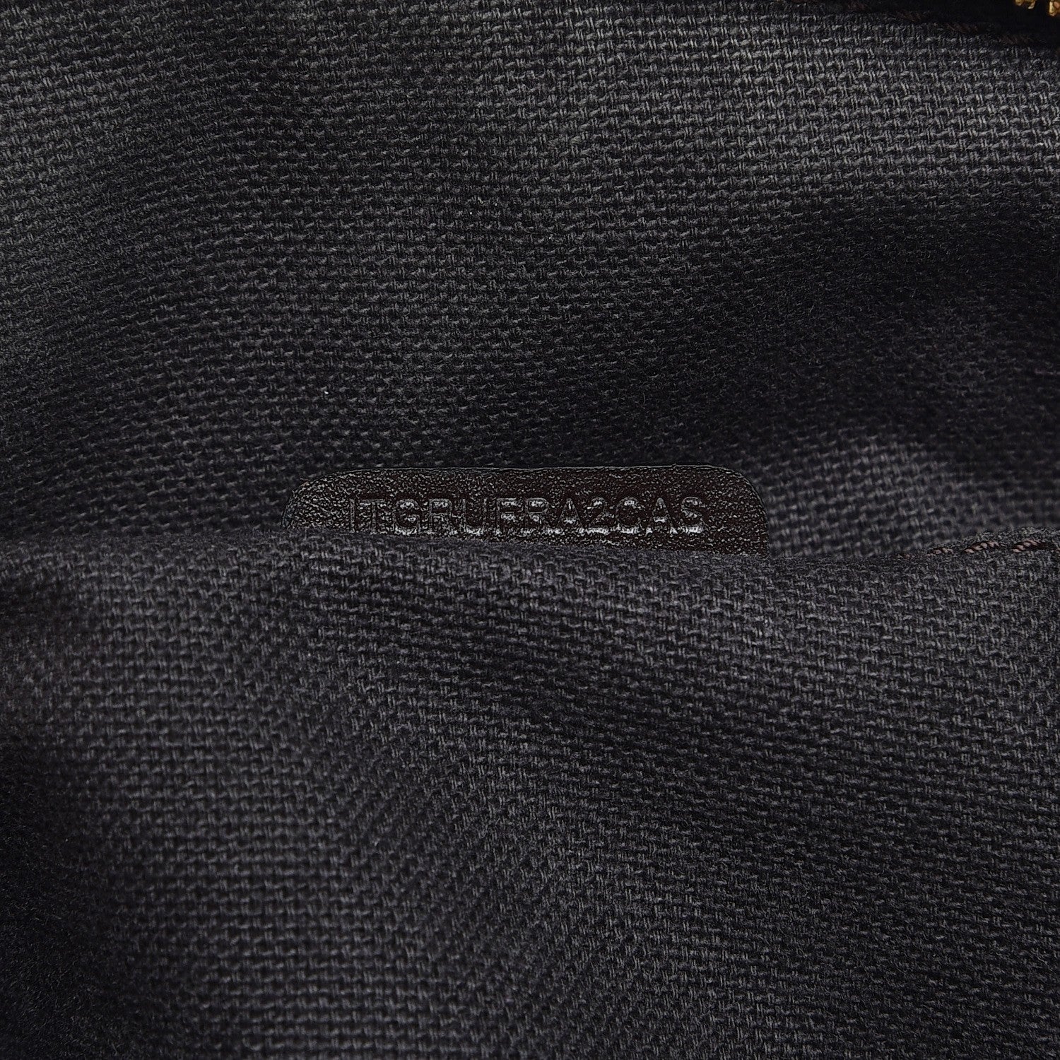 Burberry Haymarket Check Small Orchard Bowling Bag Chocolate 9 of 17