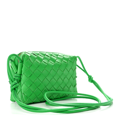 Bottega Veneta Nappa Intrecciato Mini Loop Camera Bag Parakeet 3 of 10
