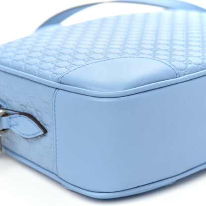 Gucci Microguccissima Mini Bree Messenger Bag Mineral Blue 8 of 9