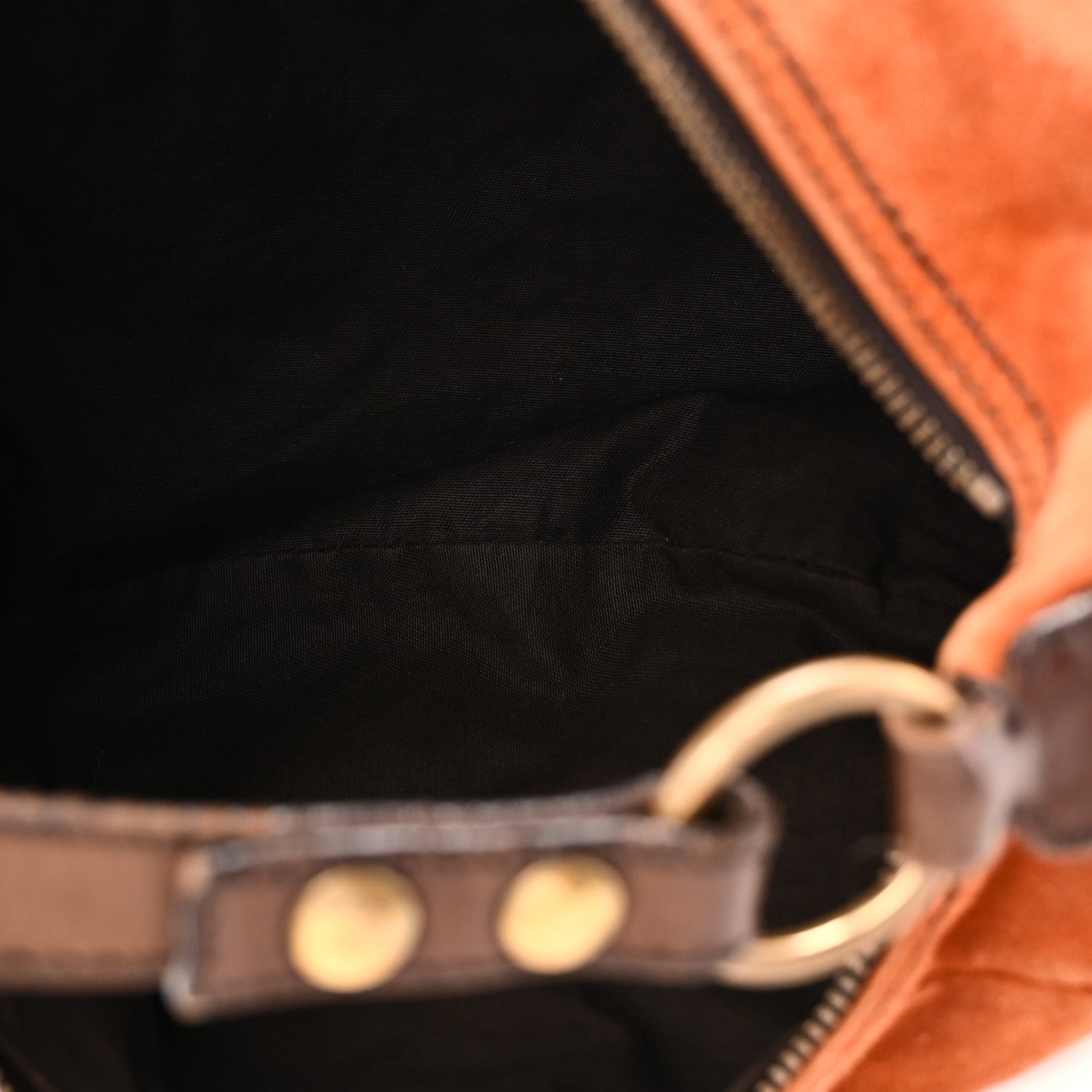 Miu Miu Suede Mini Bag Orange 5 of 10