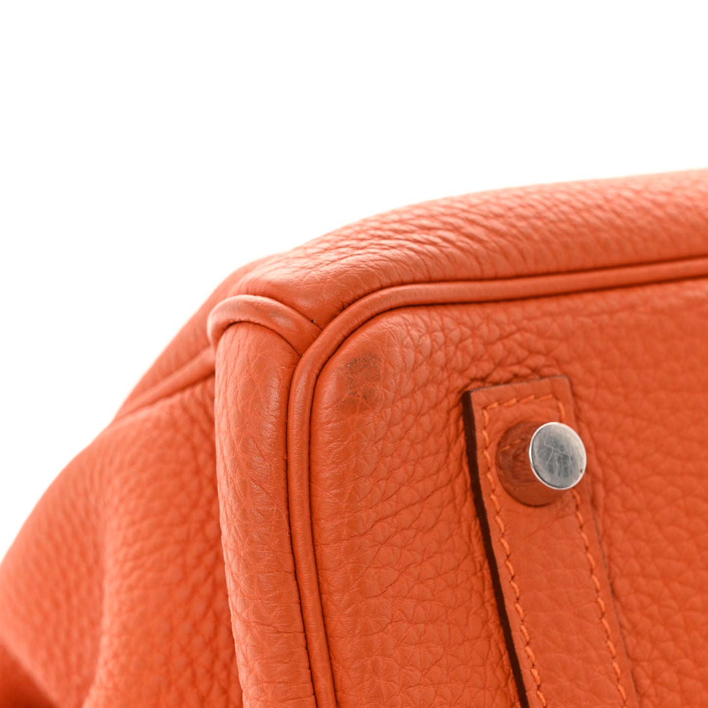Taurillon Clemence Birkin 30 Orange