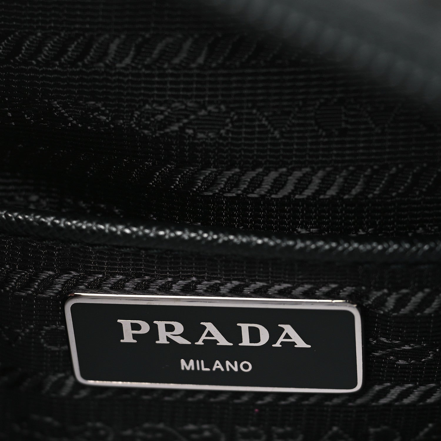Prada Tessuto Nylon Messenger Bag Black 6 of 9