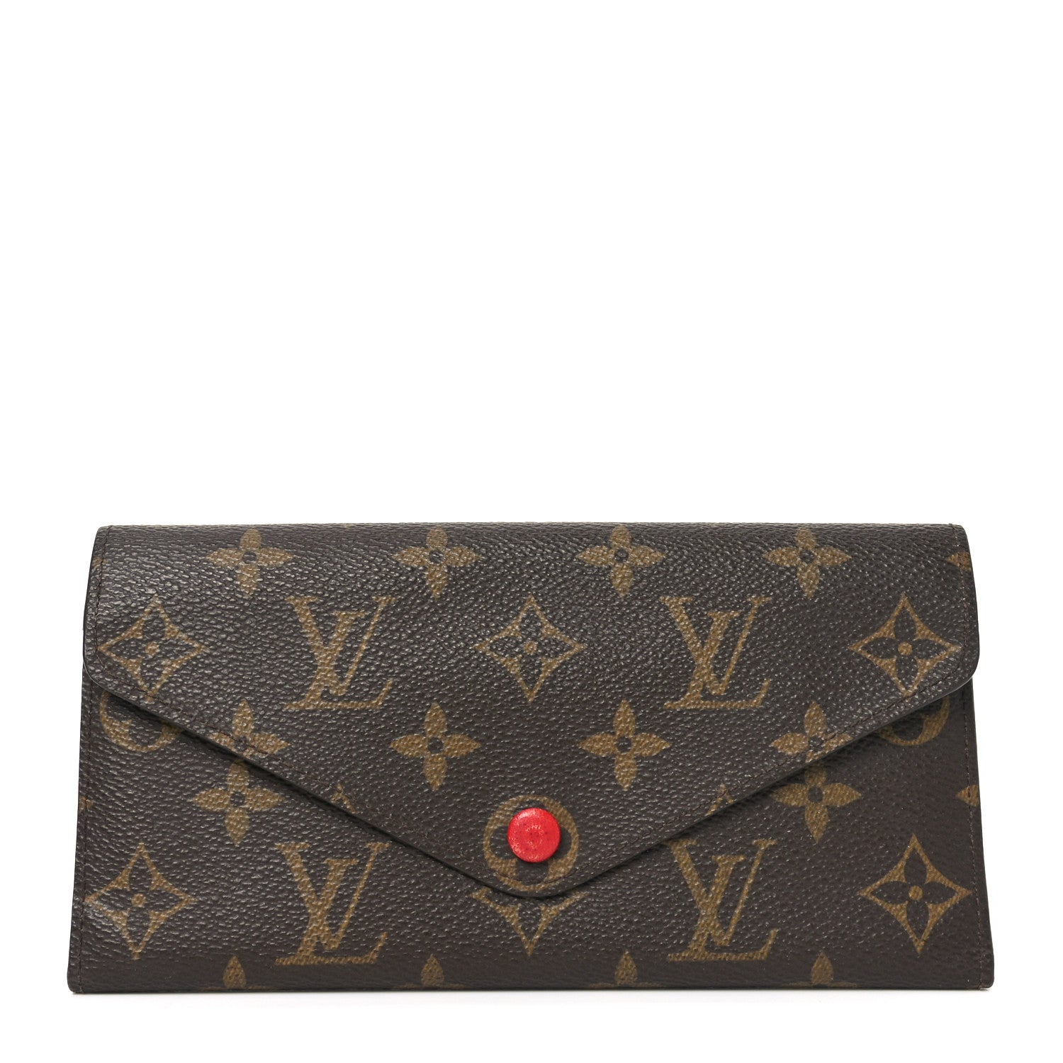 Louis Vuitton Monogram Josephine Wallet Red 1 of 8