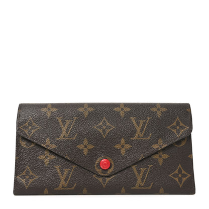 Louis Vuitton Monogram Josephine Wallet Red 1 of 8