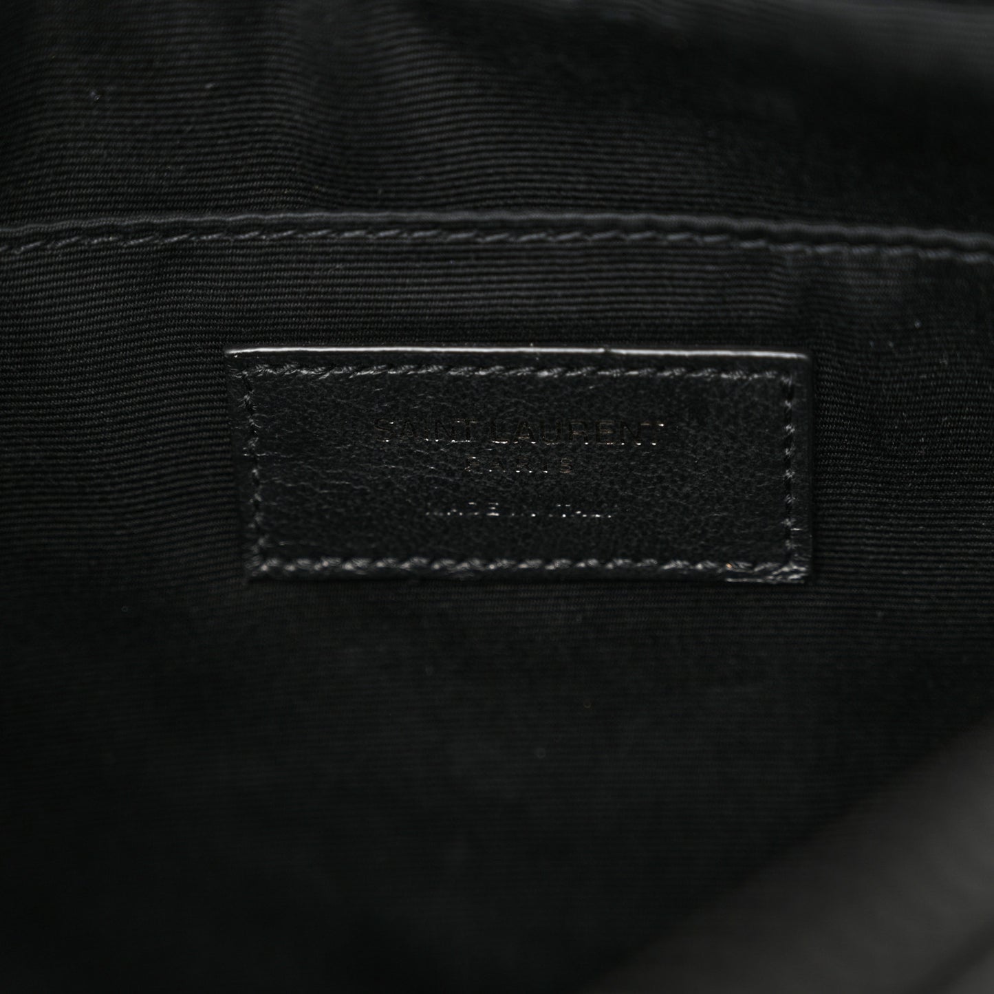 Calfskin Matelasse Monogram Monochrome Lou Camera Bag Black