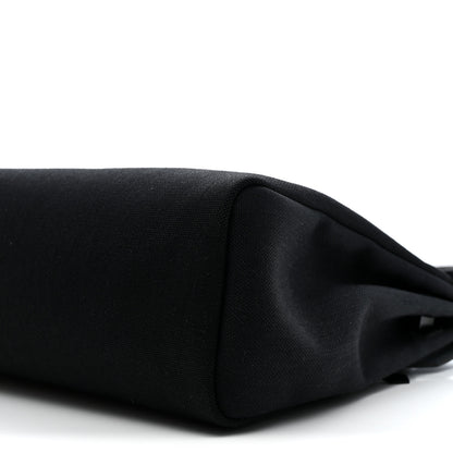 Hermes Military Toile Vache Hunter Herbag Zip Retourne 31 PM Black 11 of 11