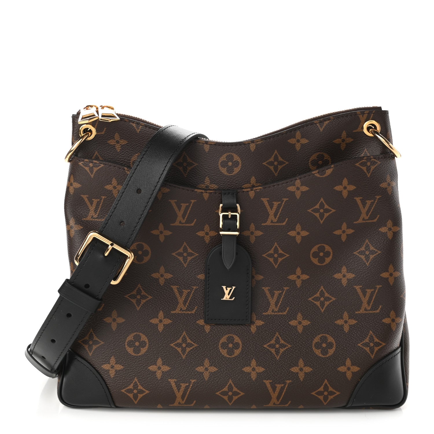 Louis Vuitton Monogram Odeon MM Black 2 of 17