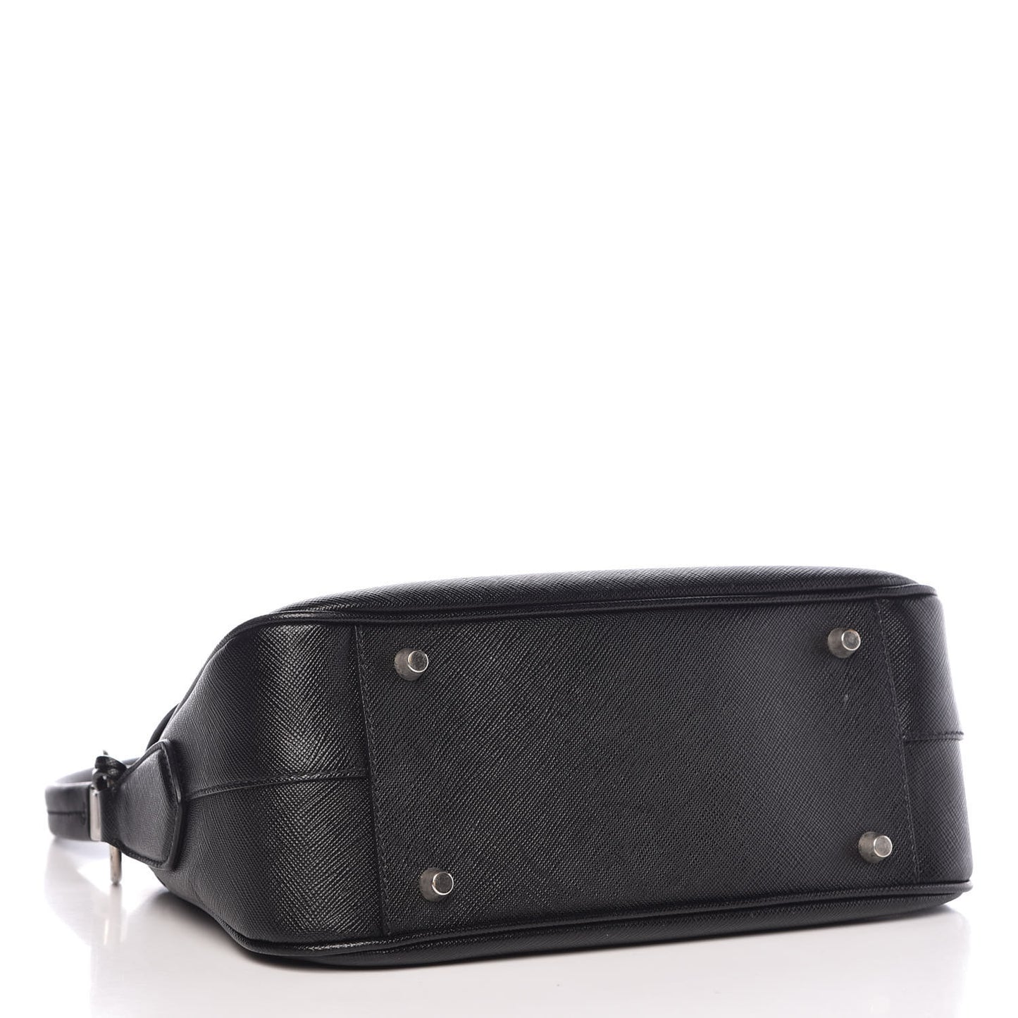 Saffiano Lux Small Shoulder Bag Black