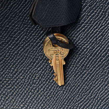 Hermes Courchevel Retourne Kelly 28 Bleu Marine 32 of 48