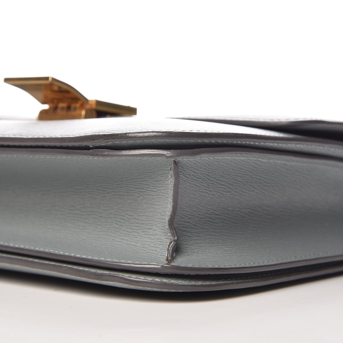 Liege Calfskin Medium Classic Box Flap Bag Storm