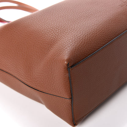 Valentino Garavani Grained Calfskin Rockstud Shoulder Tote Bright Cognac 13 of 13