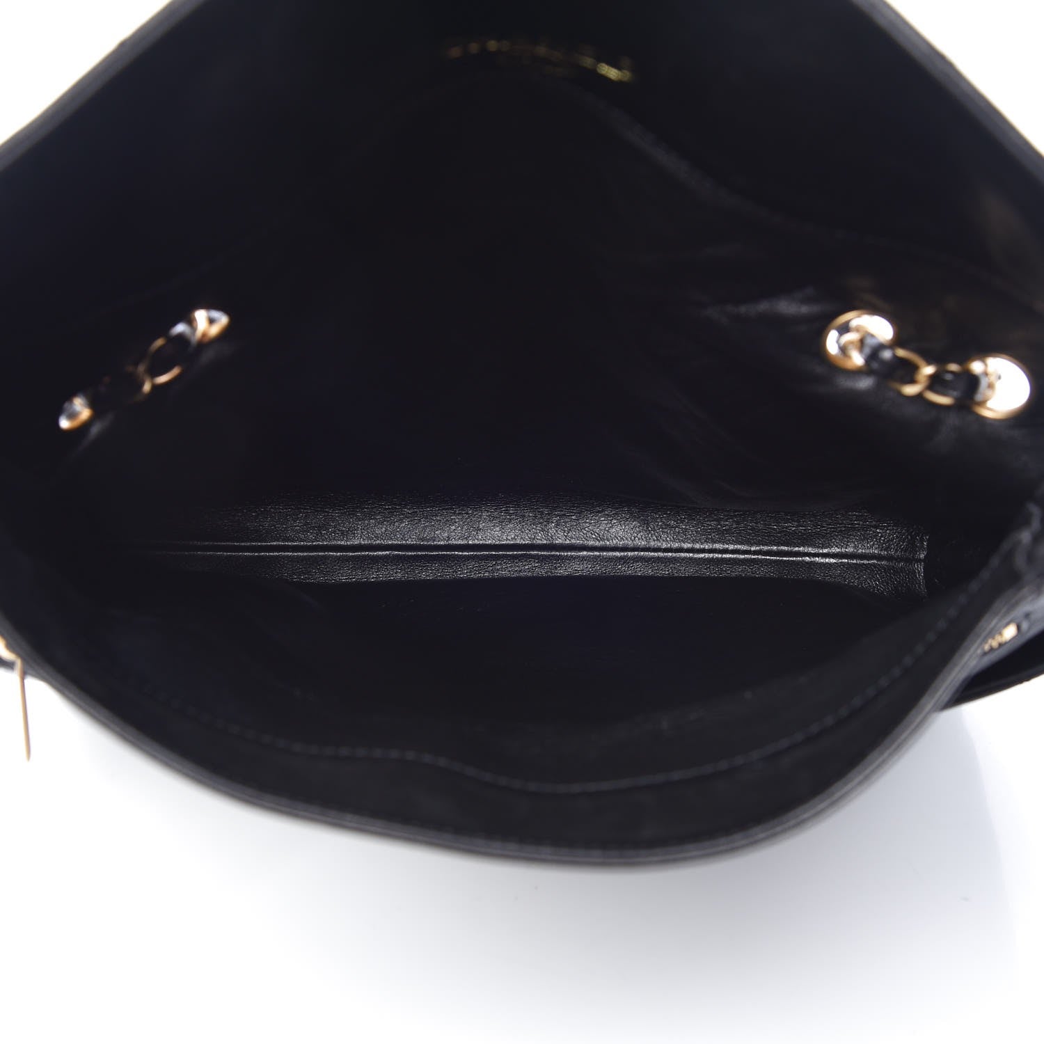 Chanel Lambskin Quilted Jumbo Mademoiselle Flap Black 5 of 8