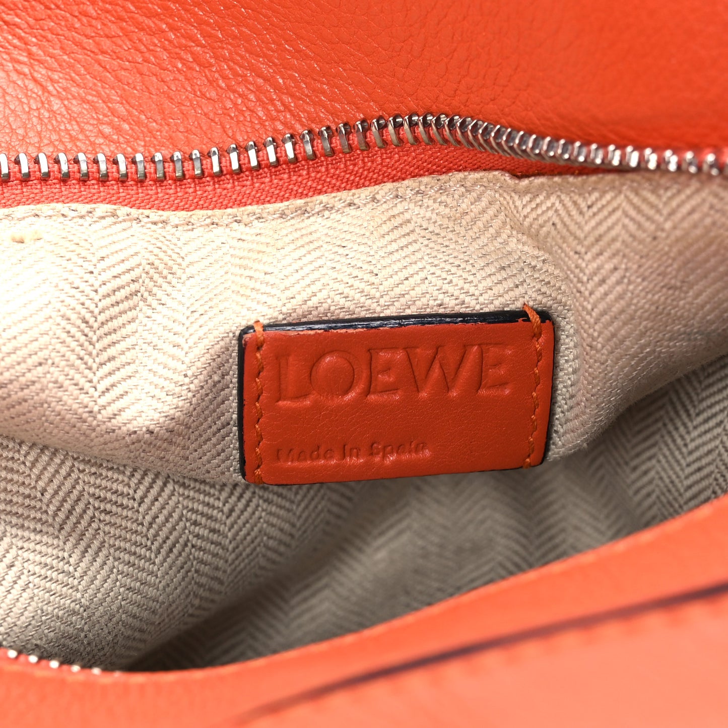 Calfskin Small Puzzle Bag Coral