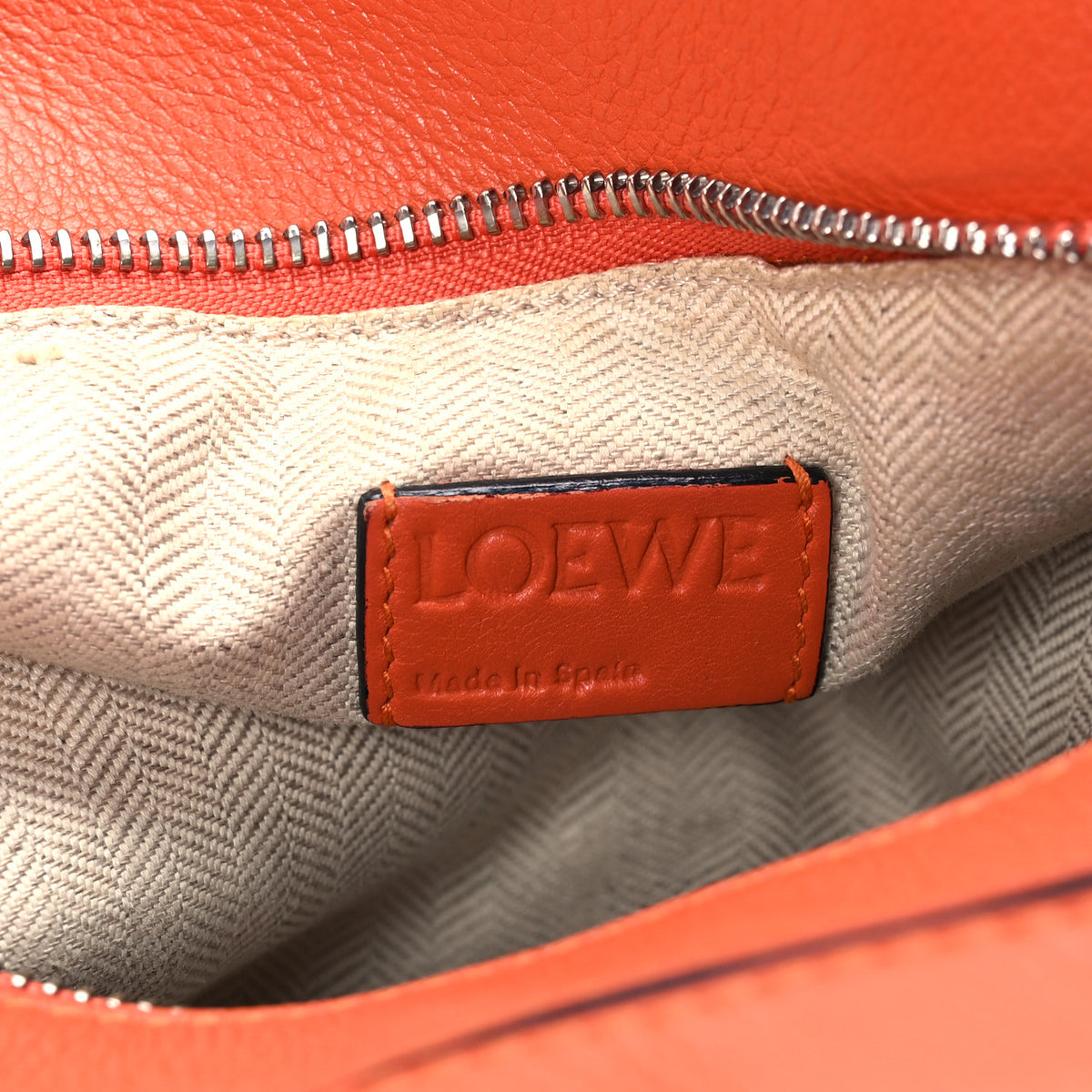 Loewe Calfskin Small Puzzle Bag Coral 6 of 11