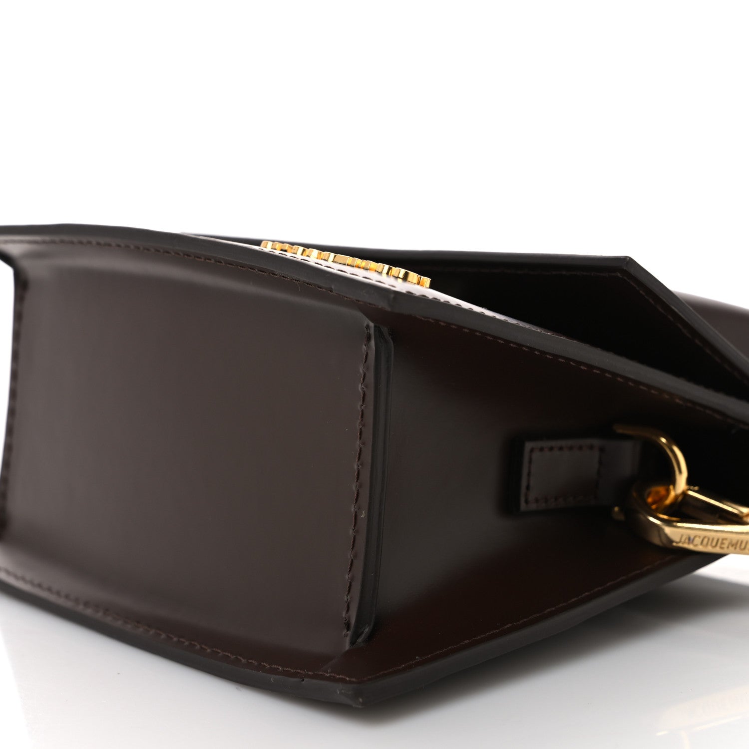 Jacquemus Smooth Calfskin Le Chiquito Moyen Dark Brown 9 of 10