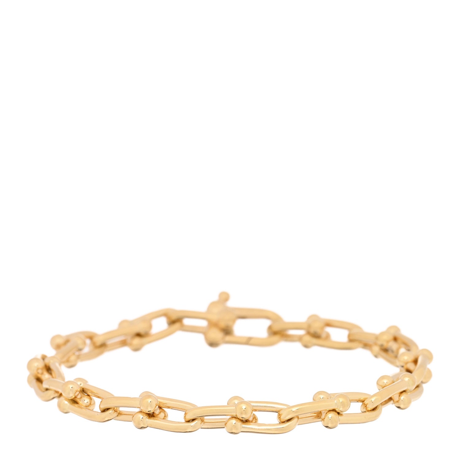 Tiffany 18K Yellow Gold Small HardWear Link Bracelet 1 of 4