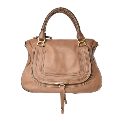 Chloe Calfskin Large Marcie Satchel Nut 1 of 10