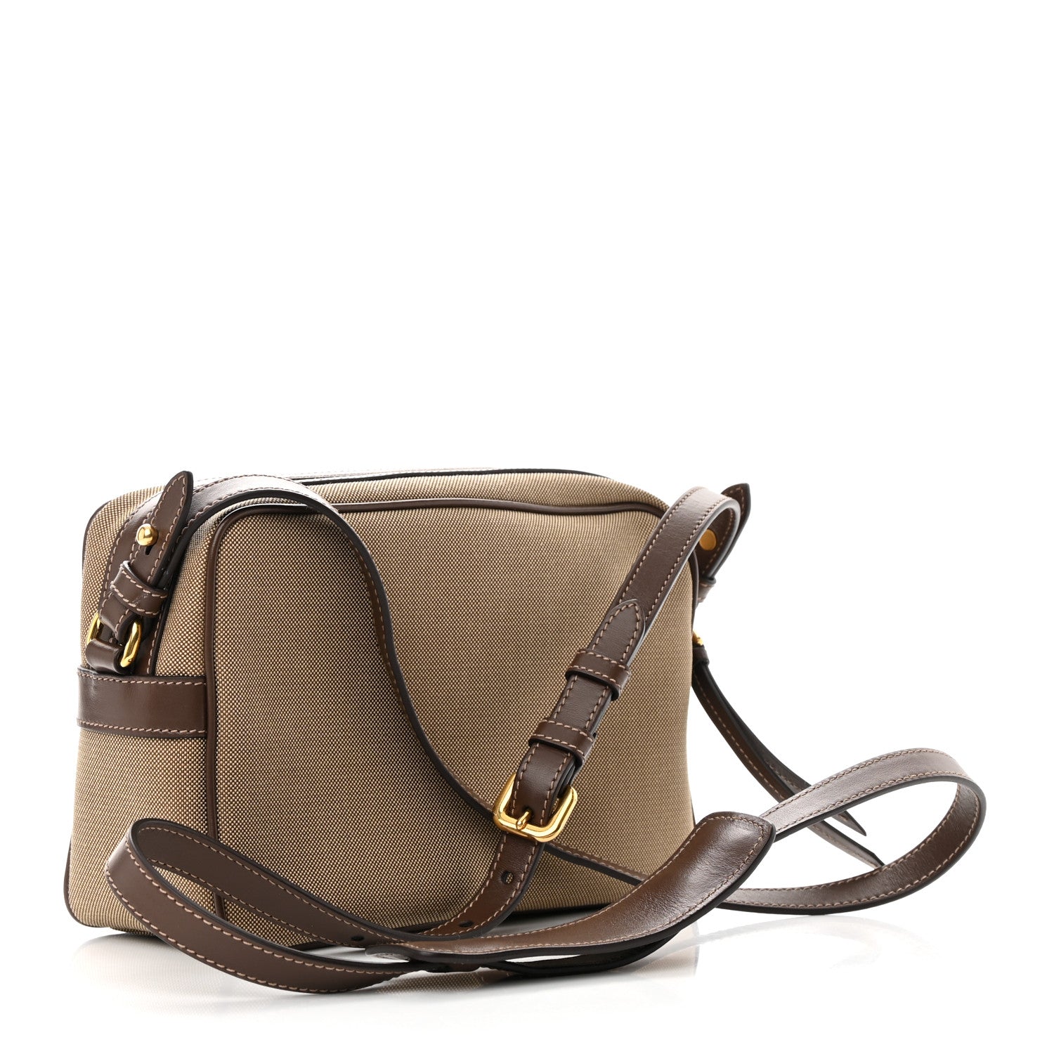 Prada Jacquard Logo Camera Bag Corda Bruciato 3 of 13