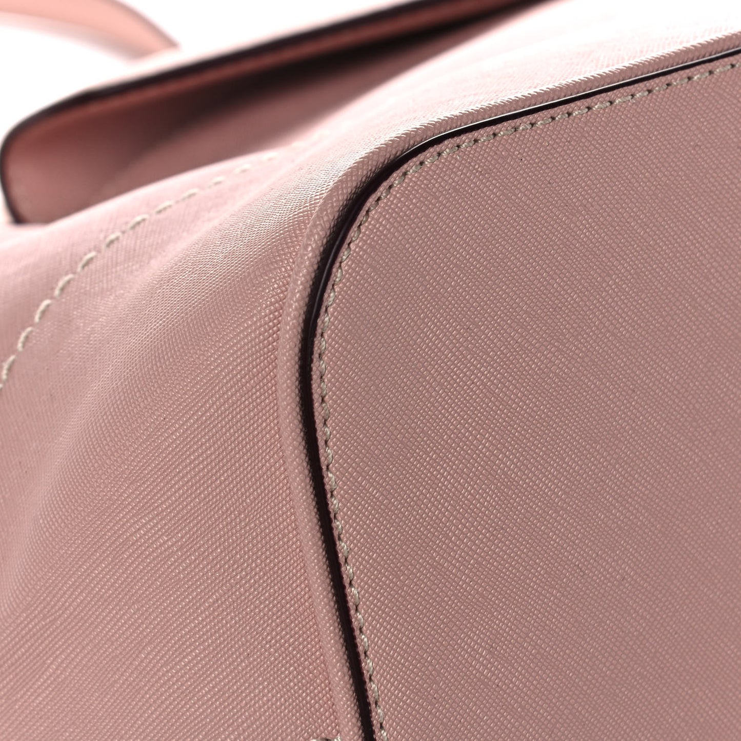 Vinyl Front Pocket Tote Pink