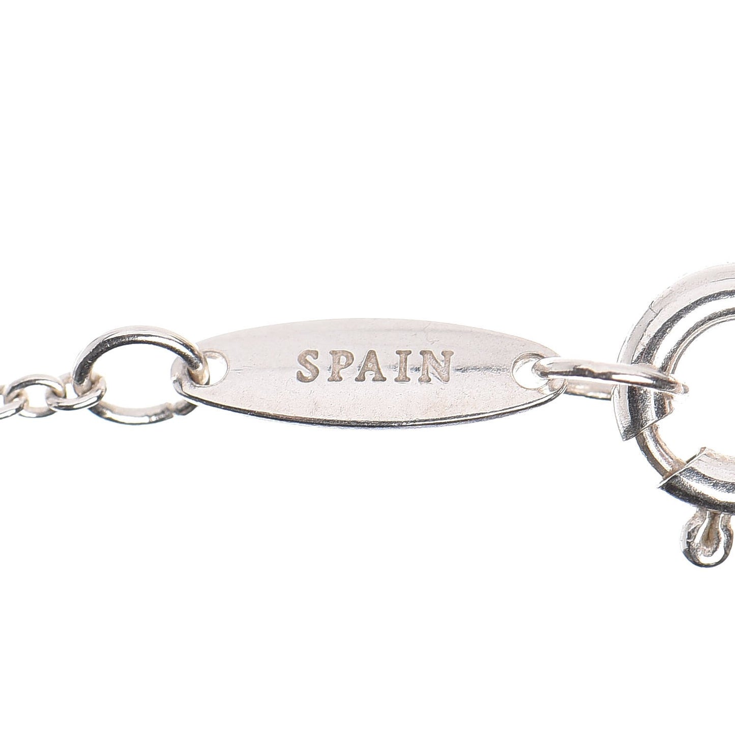 Sterling Silver Diamond .07ct Elsa Peretti Pear Shape Diamonds by the Yard Pear-Shaped Pendant Necklace