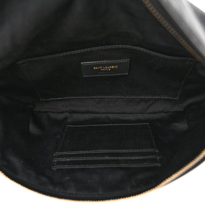 Saint Laurent Grain De Poudre Monogram Belt Bag Black 5 of 11