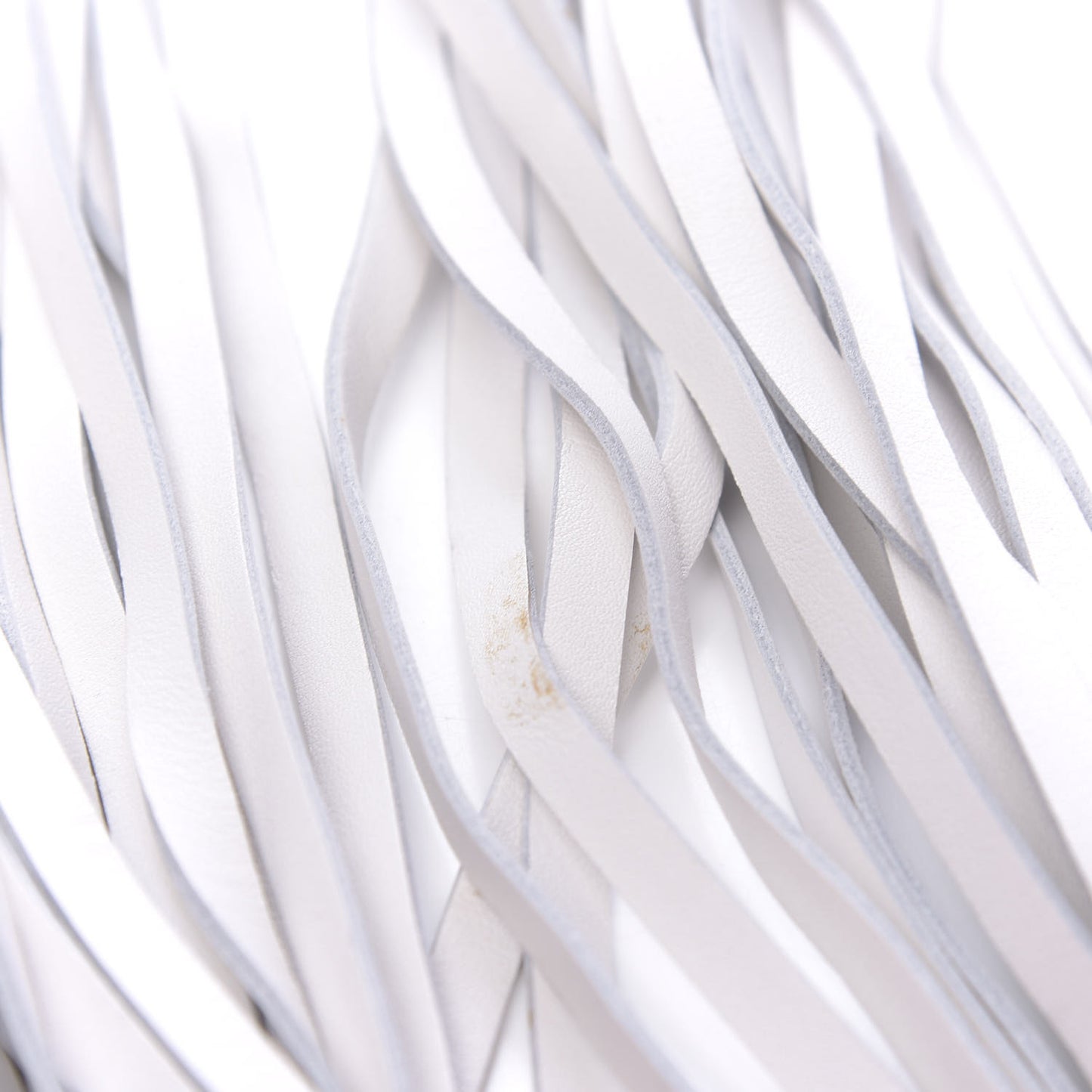 Nappa The Fringe Pouch Shoulder Bag White