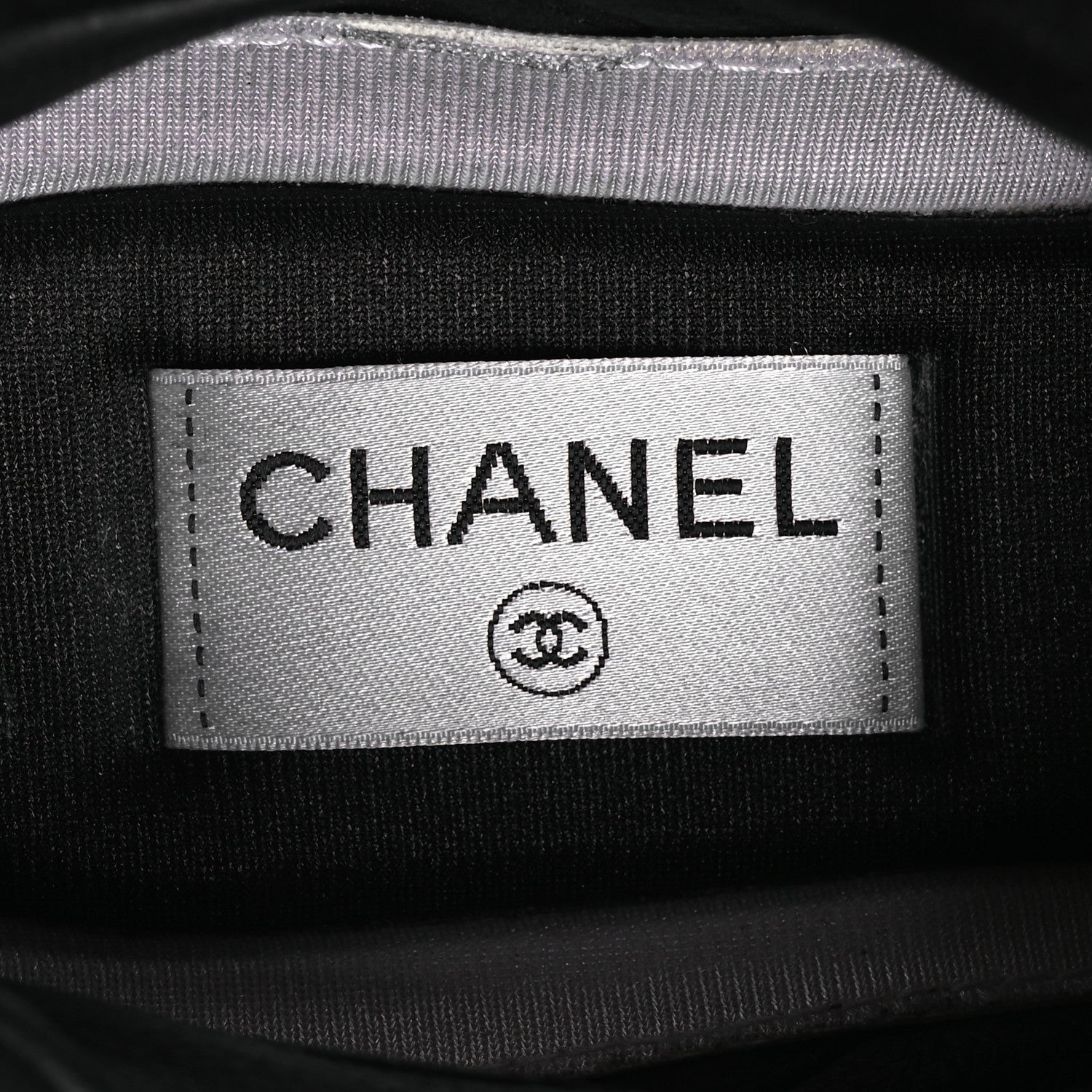 Chanel Suede Goatskin CC Sneakers 39 Black 8 of 15