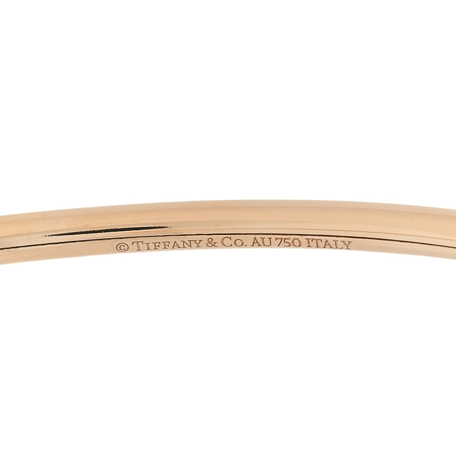 Tiffany 18K Rose Gold 8mm HardWear Ball Bypass Bracelet 3 of 3