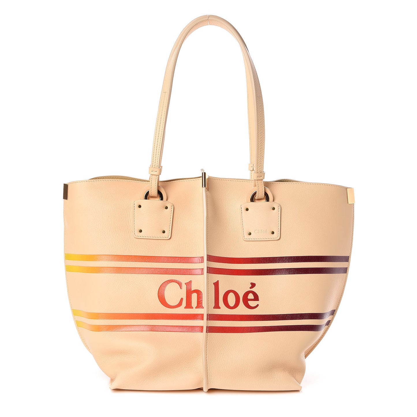 Smooth Calfskin Medium Vick Tote Blondie Beige
