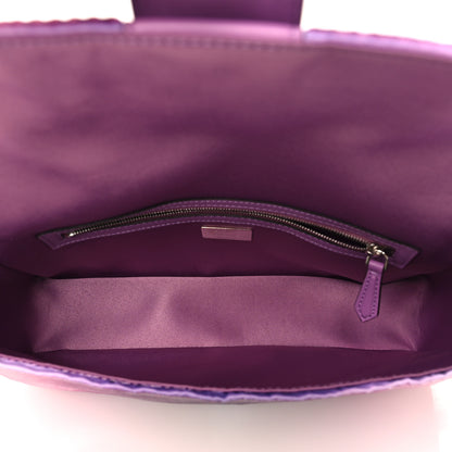 Fendi X SARAH JESSICA PARKER Sequin Paillettes Nappa Without Buckle Ricamo Baguette Viola 4 of 10