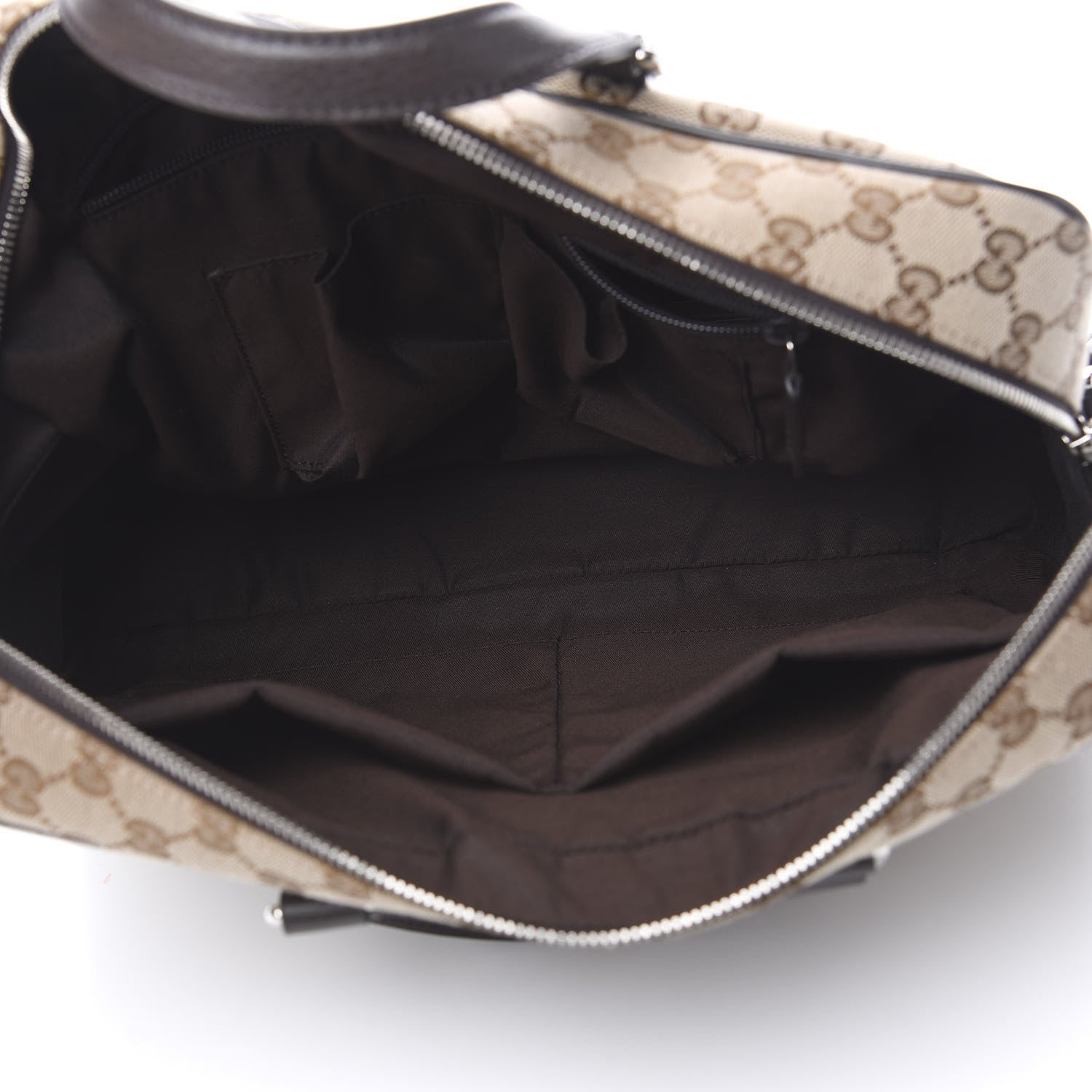 Gucci Monogram Briefcase Dark Brown 5 of 11