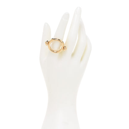 Hermes Permabrass Round Scarf Ring Gold 2 of 5