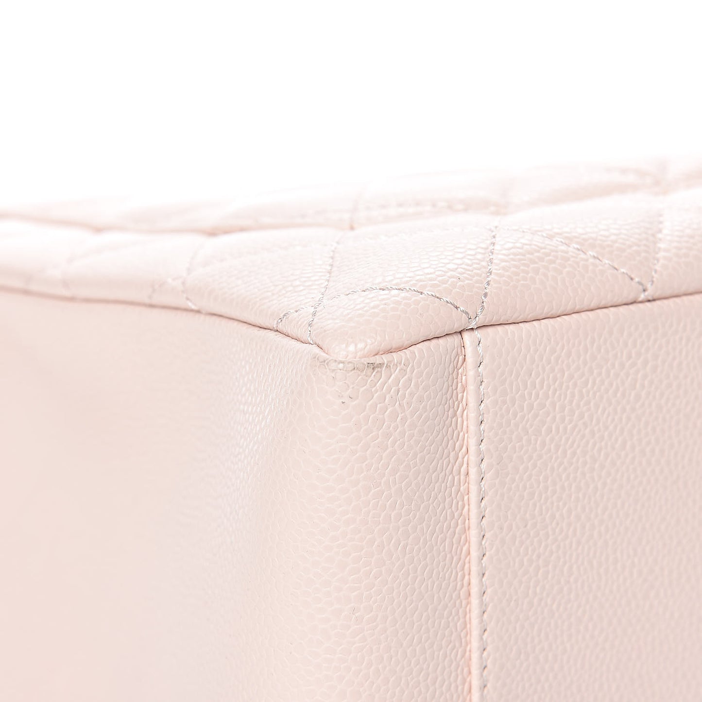 Caviar Quilted Grand Shopping Tote GST Light Pink
