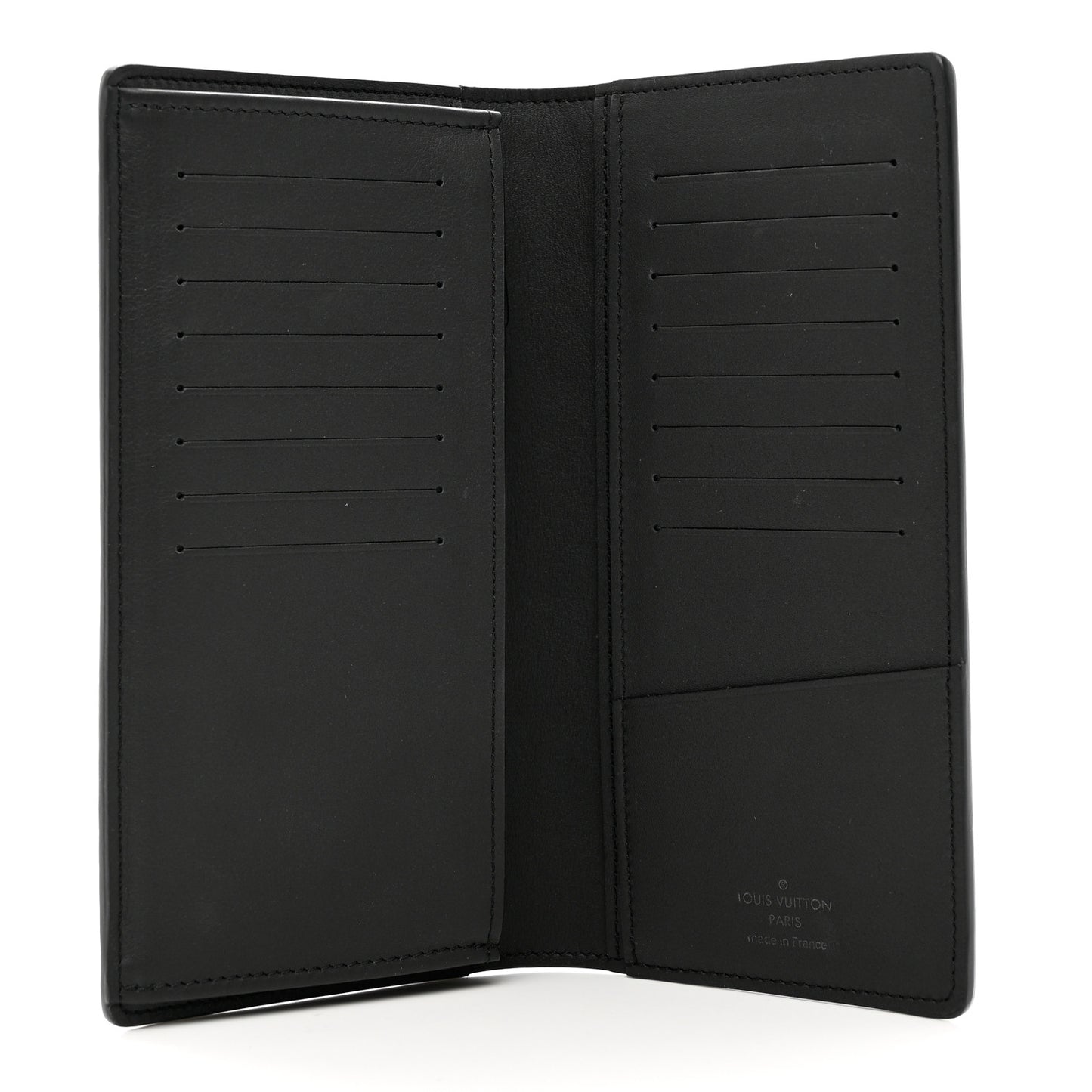 Calfskin Monogram Shadow Brazza Wallet Black